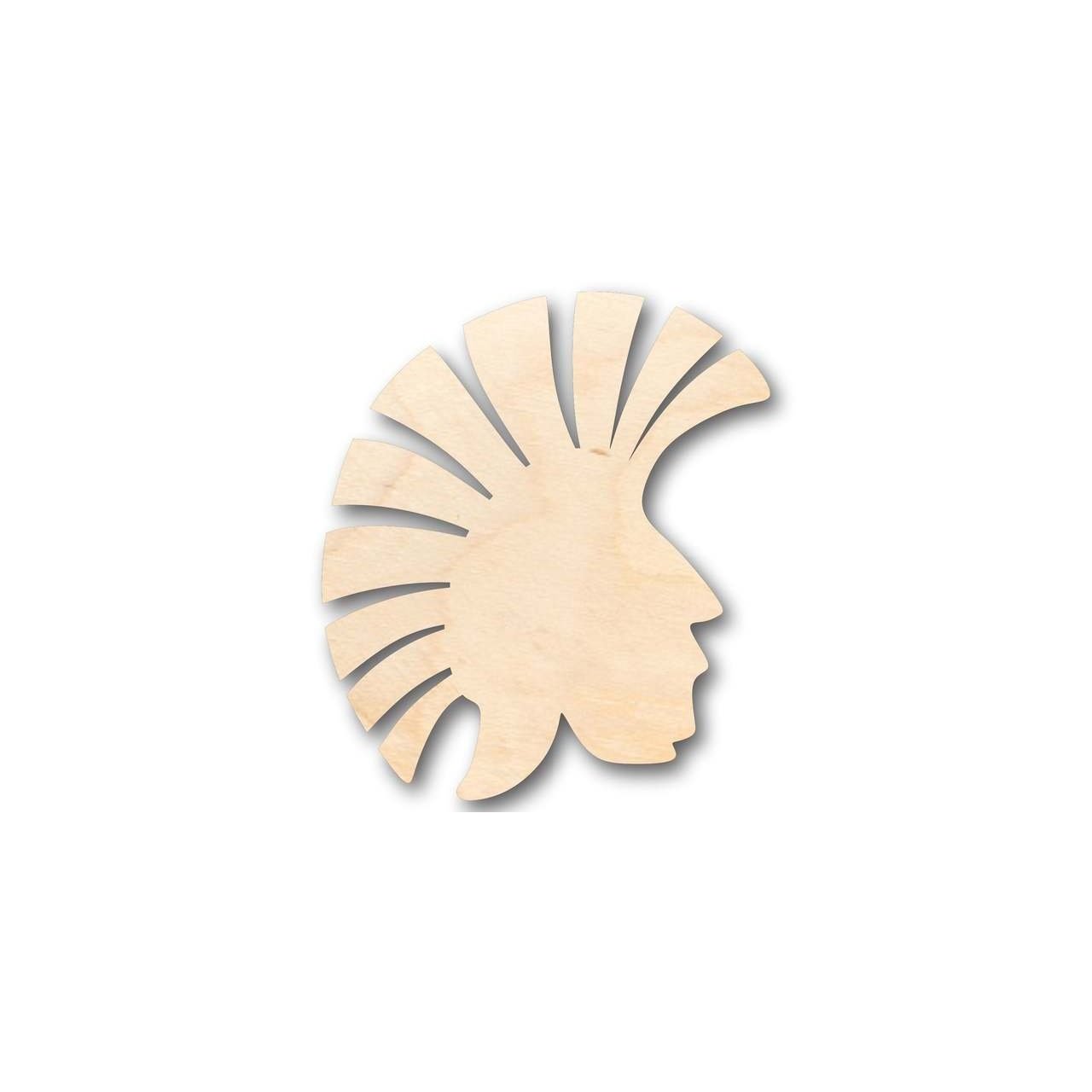 Unfinished Wooden Trojan Helmet Shape - Greek Troy History - Craft - up to 24" DIY-24 Hour Crafts