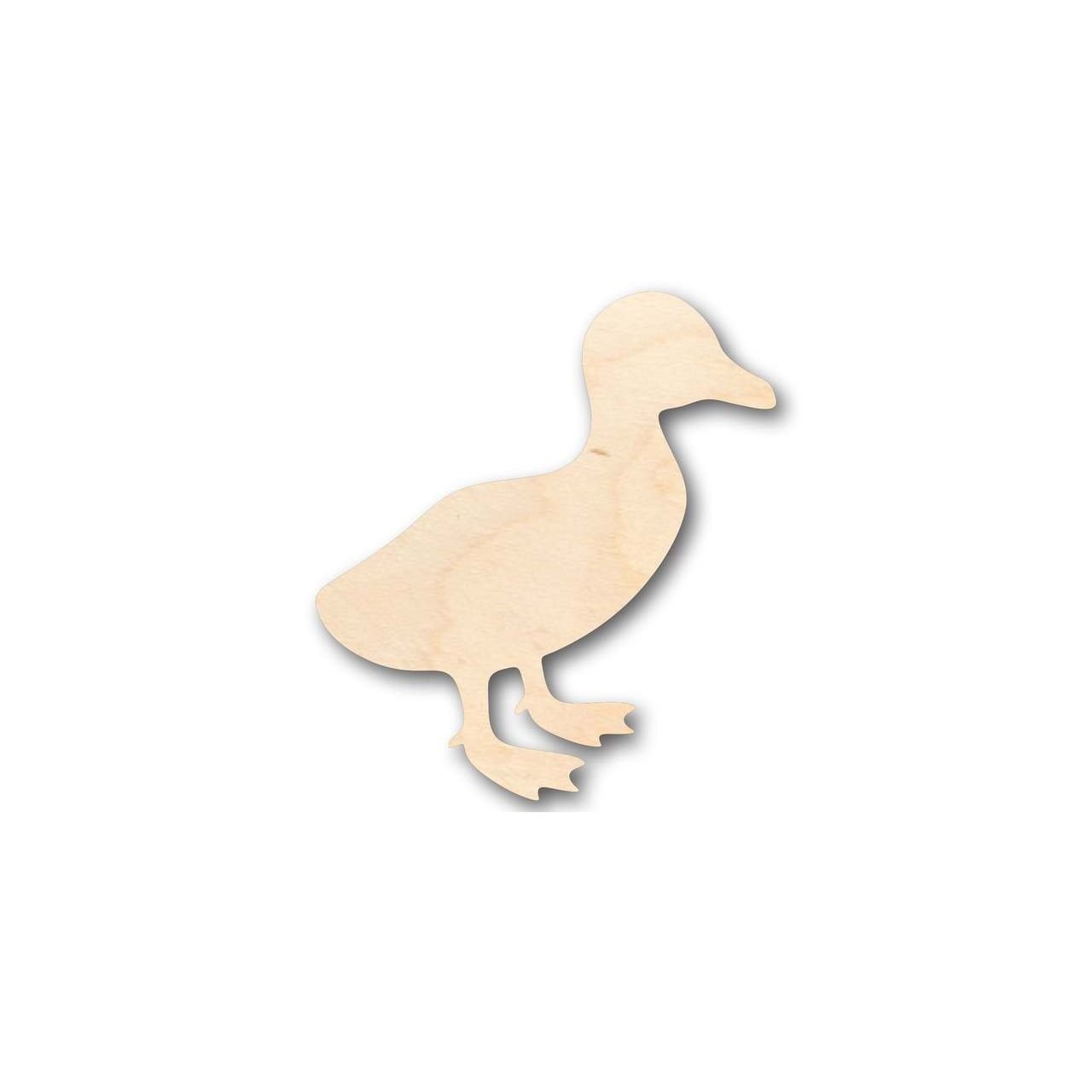 Unfinished Wooden Walking Duck Shape - Animal - Wildlife - Craft - up to 24" DIY-24 Hour Crafts