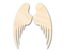 Load image into Gallery viewer, Unfinished Wood Angel Wings | 2 Wings | DIY Angel Craft | Up to 36&quot;
