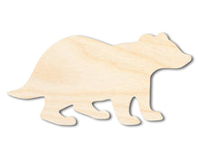 Load image into Gallery viewer, Unfinished Wood Badger Shape | DIY Wildlife Craft Cutout | Up to 36&quot;
