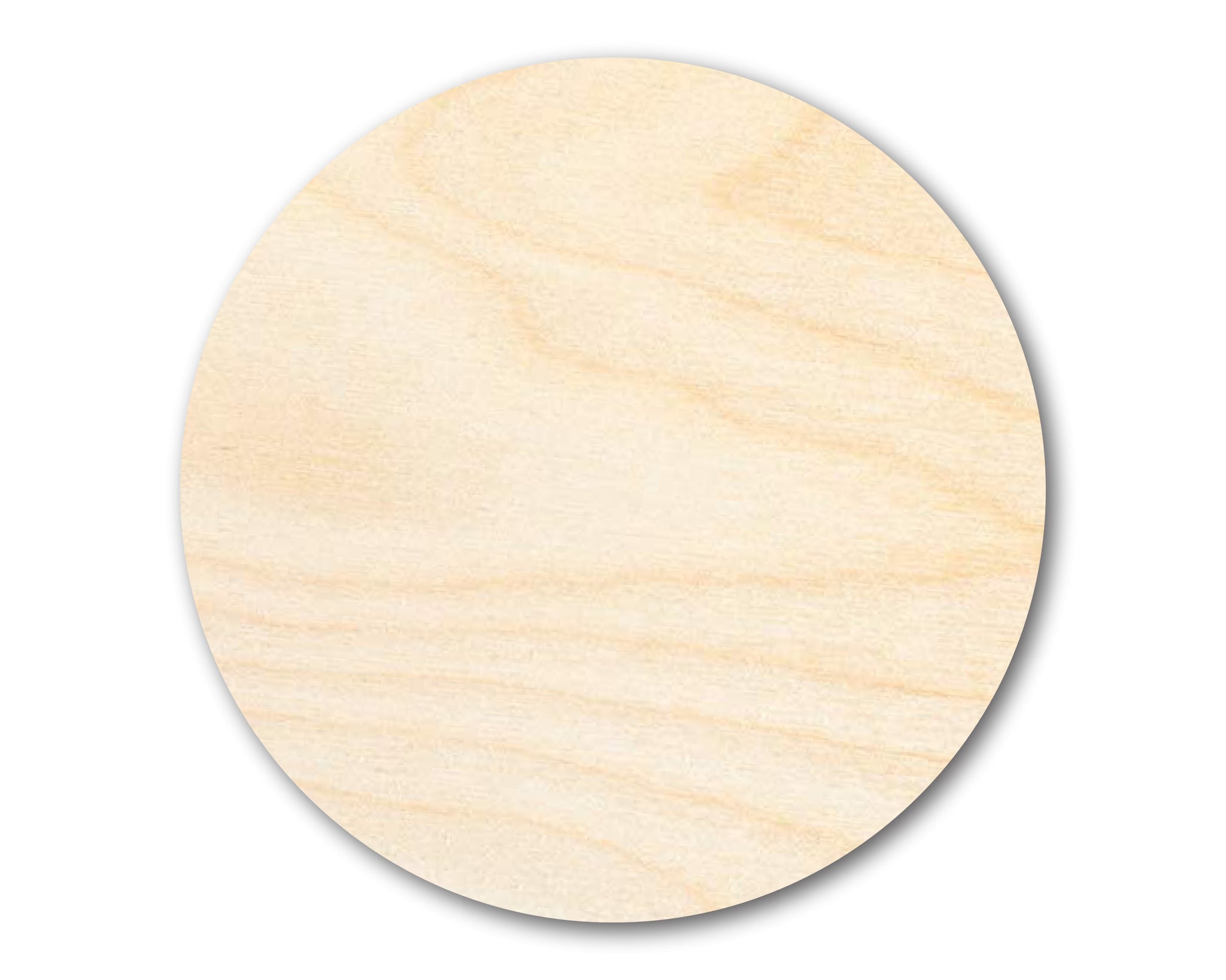 12 Inch Wooden Circles For Crafts, 10 Unfinished Wood Pieces