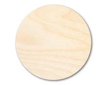 Load image into Gallery viewer, Unfinished Wood Circle Round | Circle Blank | Craft Cutout | Up to 36&quot;

