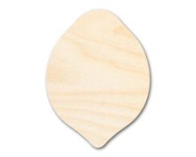 Load image into Gallery viewer, Bigger Better | Unfinished Wood Lemon Shape | DIY Craft Cutout |
