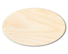 Load image into Gallery viewer, Unfinished Wood Oval Shape - Craft - up to 24&quot; DIY
