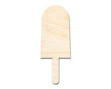 Load image into Gallery viewer, Bigger Better | Unfinished Wood Summer Popsicle Shape | DIY Craft Cutout |
