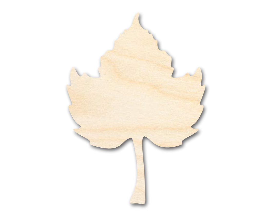 Unfinished Wood Pumpkin Leaf Shape - Fall - Craft - up to 24