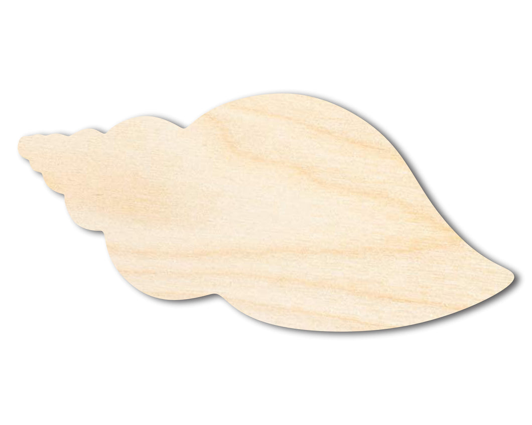 Bigger Better | Unfinished Wood Seashell Shape | DIY Craft Cutout |