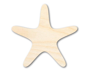 Bigger Better | Unfinished Wood Starfish Shape | DIY Craft Cutout |