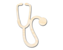 Load image into Gallery viewer, Unfinished Wood Stethoscope Shape | Craft Cutout | up to 36&quot; DIY
