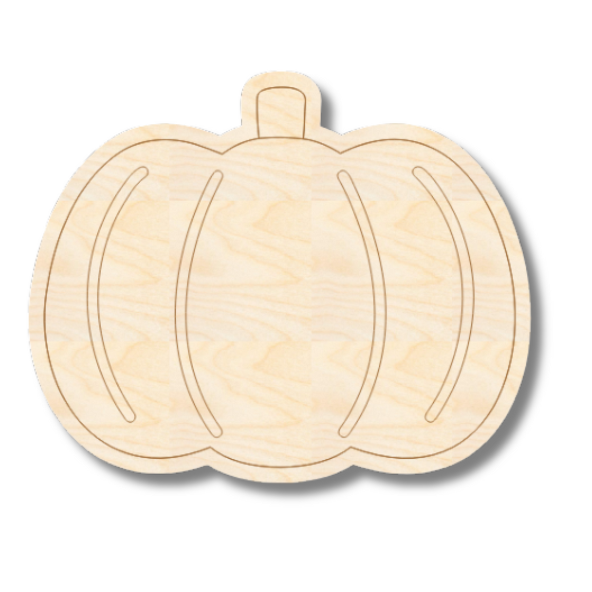Unfinished Wood Etched Pumpkin Shape | Paint By Line Crafts | up to 30 ...