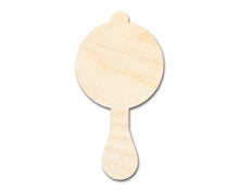 Load image into Gallery viewer, Bigger Better | Unfinished Wood Baby Rattle Silhouette |  DIY Craft Cutout
