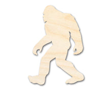 Load image into Gallery viewer, Bigger Better | Unfinished Wood Bigfoot Sasquatch Silhouette |  DIY Craft Cutout
