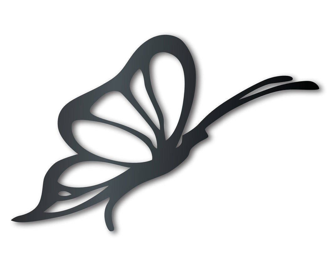 Metal Flying Butterfly Wall Art - 20 Color Options