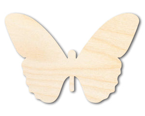 Bigger Better | Unfinished Wood Butterfly Silhouette |  DIY Craft Cutout