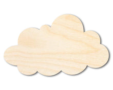 Load image into Gallery viewer, Unfinished Wood Cloud Silhouette - Craft- up to 24&quot; DIY

