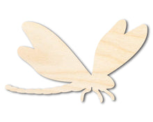 Load image into Gallery viewer, Unfinished Wood Dragonfly Silhouette - up to 36&quot; DIY
