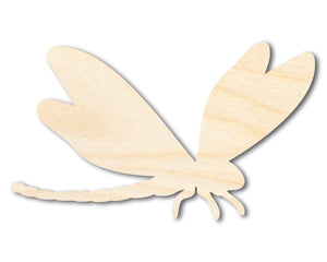 Unfinished Wood Dragonfly Silhouette - up to 36" DIY