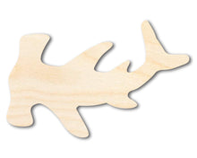 Load image into Gallery viewer, Bigger Better | Unfinished Wood Hammerhead Shark Shape | DIY Craft Cutout |
