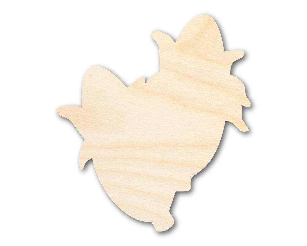 Unfinished Wood Corn Maize Shape | Craft Cutout | up to 36