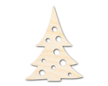 Load image into Gallery viewer, Unfinished Wood Christmas Tree Shape | Craft Cutout | up to 36&quot; DIY

