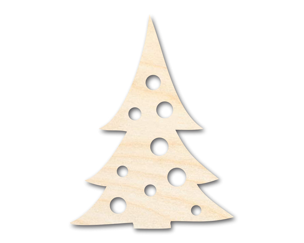 Unfinished Wood Christmas Tree Shape | Craft Cutout | up to 36