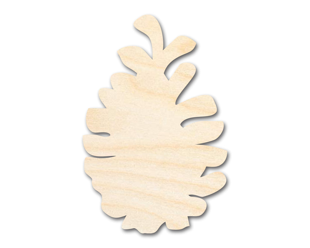 Unfinished Wood Pinecone Shape | Craft Cutout | up to 36