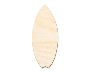 Unfinished Wood Fishtail Surfboard Shape | Ocean Craft Cutout | up to 36" DIY