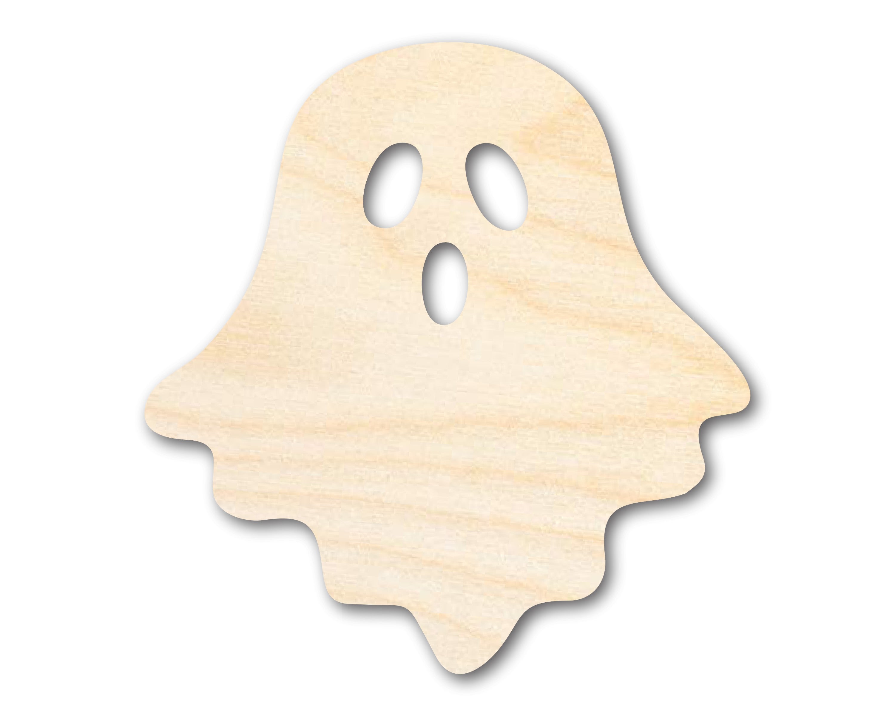 Unfinished Sheet Ghost Shape | Halloween Craft Cutout | up to 36