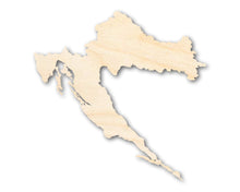 Load image into Gallery viewer, Unfinished Wood Croatia Country Shape - European Craft - up to 36&quot; DIY
