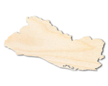 Load image into Gallery viewer, Unfinished Wood El Salvador Country Shape - Central American Craft - up to 36&quot; DIY
