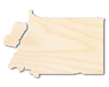 Load image into Gallery viewer, Unfinished Wood Equatorial Guinea Country Shape - Central African Craft - up to 36&quot; DIY
