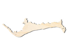 Load image into Gallery viewer, Unfinished Wood Grand Bahama Island Country Shape - Caribbean Craft - up to 36&quot; DIY

