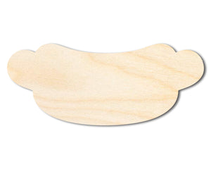 Unfinished Wood Hot Dog Shape | Craft Cutout | up to 36" DIY