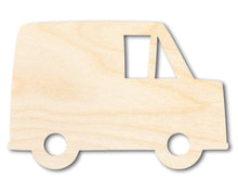 Load image into Gallery viewer, Unfinished Wood Mail Truck Shape | Craft Cutout | up to 36&quot; DIY

