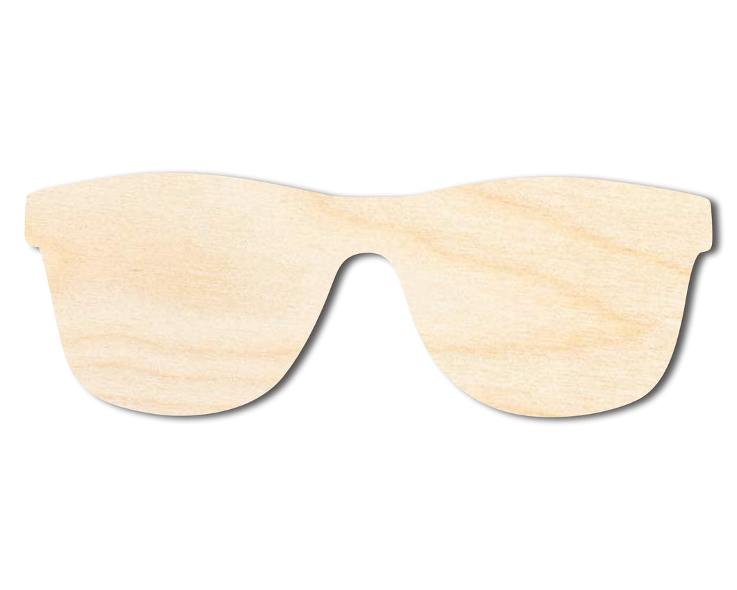 Bigger Better | Unfinished Wood Sunglasses Silhouette | DIY Craft Cutout |