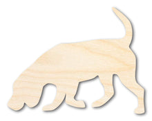 Load image into Gallery viewer, Unfinished Wood Hunting Dog Silhouette | DIY Dog Craft Cutout | up to 36&quot; DIY
