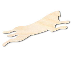 Unfinished Wood Splooting Dog Silhouette | DIY Dog Craft Cutout | up to 36" DIY