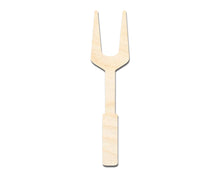 Load image into Gallery viewer, Unfinished Wood BBQ Fork Shape | Craft Cutout | up to 36&quot; DIY
