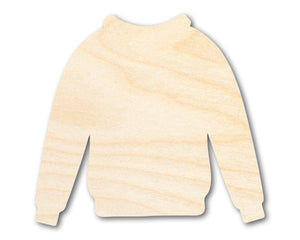 Unfinished Wood Sweater Silhouette | DIY Winter Craft Cutout | up to 36" DIY