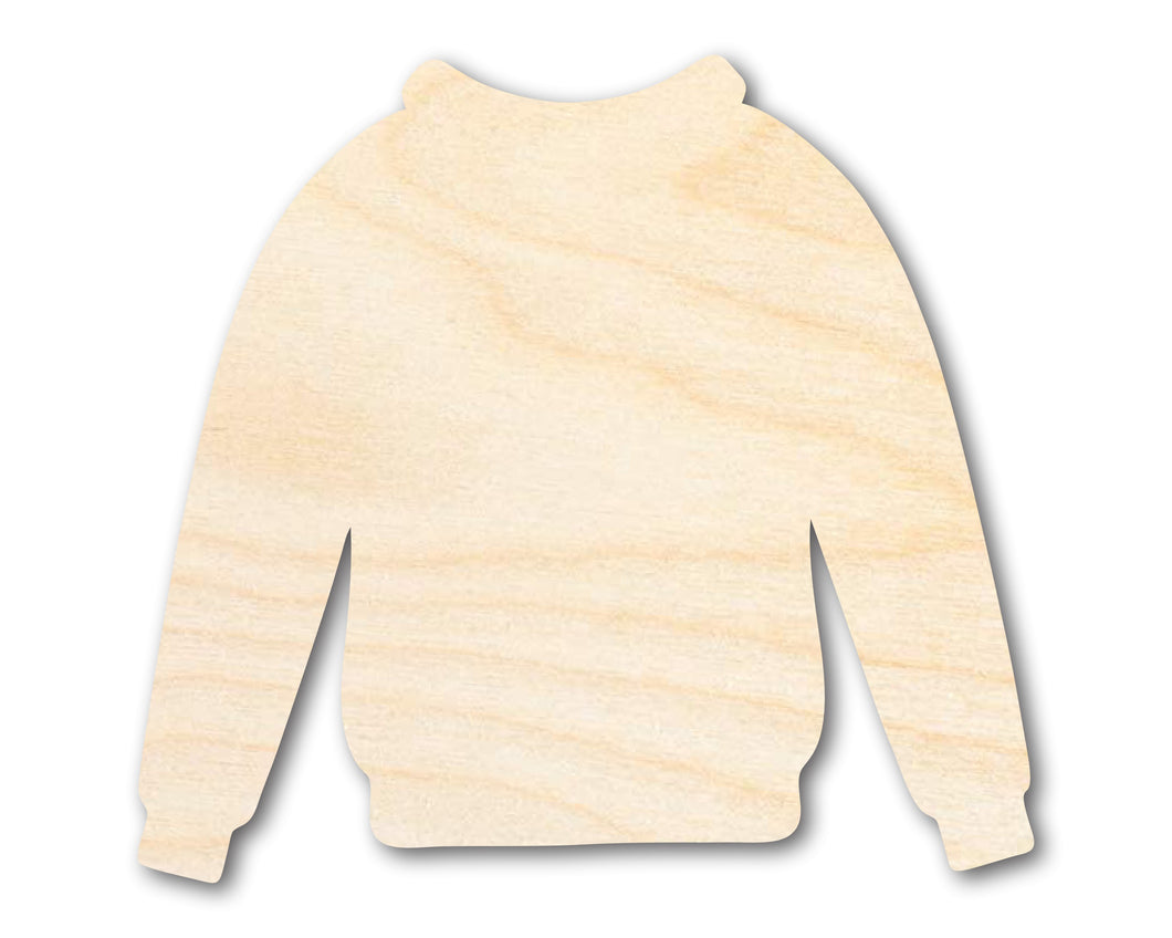 Unfinished Wood Sweater Silhouette | DIY Winter Craft Cutout | up to 36