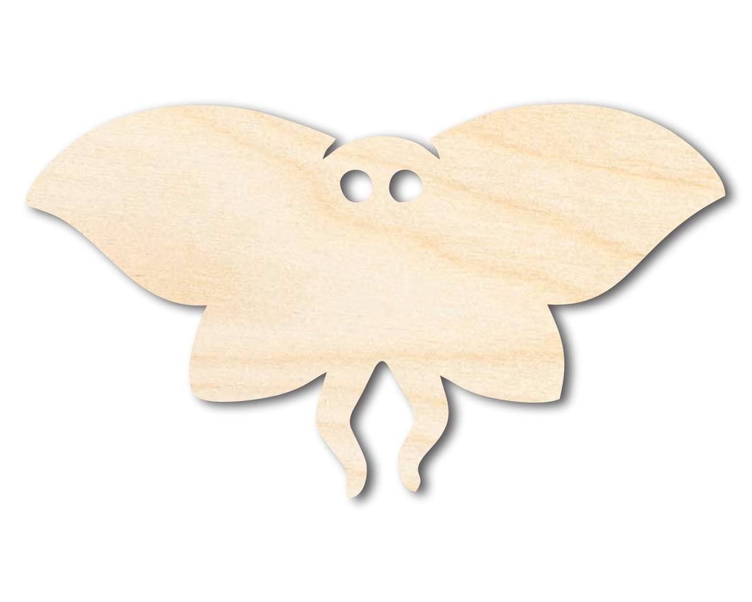 Unfinished Cute Mothman Shape | Halloween Craft Cutout | up to 36