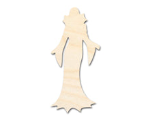 Load image into Gallery viewer, Unfinished Wood Vampiress Shape | Craft Cutout | up to 36&quot; DIY
