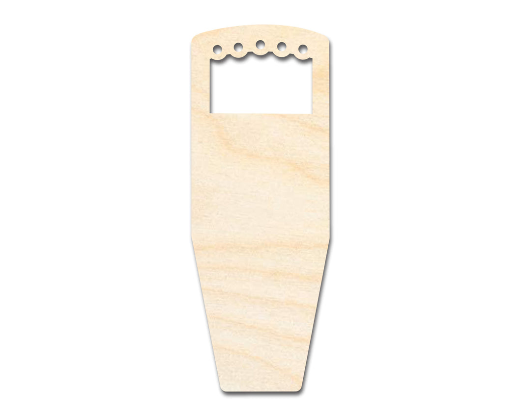 Unfinished Wood EMF Meter Shape | Craft Cutout | up to 36