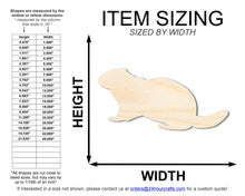 Load image into Gallery viewer, Unfinished Wood Sitting Groundhog Shape | Groundhog Day | DIY Craft Cutout | up to 46&quot; DIY
