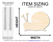 Load image into Gallery viewer, Unfinished Heart Snail Shape | DIY Craft Cutout | up to 46&quot; DIY
