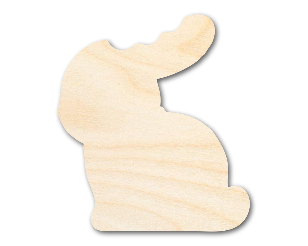 Unfinished Chocolate Bunny Shape | Easter | DIY Craft Cutout | up to 46
