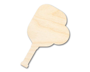 Unfinished Pickleball Paddle and Ball Shape | DIY Craft Cutout | up to 46" DIY