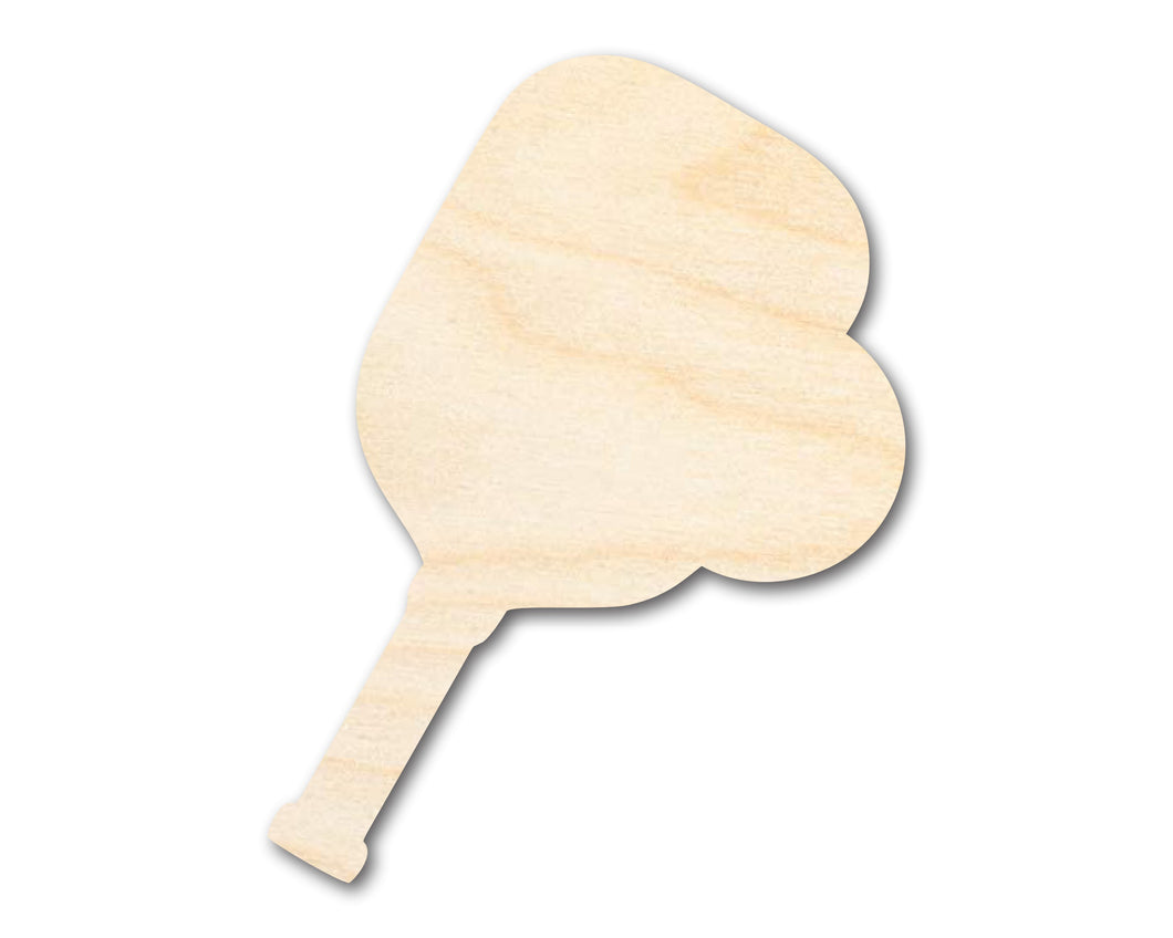 Unfinished Pickleball Paddle and Ball Shape | DIY Craft Cutout | up to 46