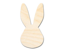 Load image into Gallery viewer, Bigger Better | Unfinished Wood Bunny Head Silhouette |  DIY Craft Cutout
