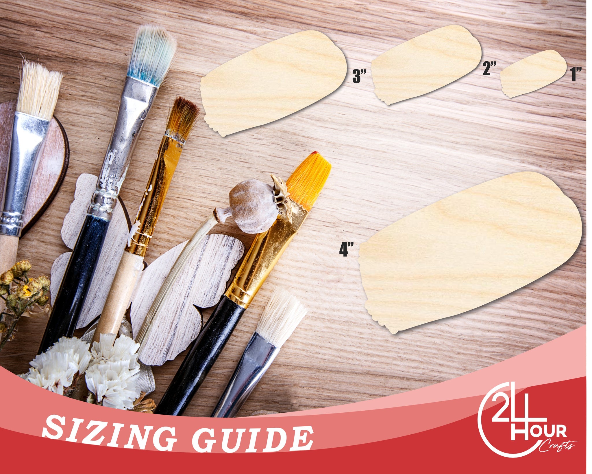 Unfinished Burrito Shape | DIY Craft Cutout | up to 46" DIY – 24 Hour